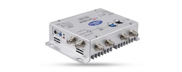 Catv_Metal_Tv_Signal_Amplifier_With_Coaxial_Ports