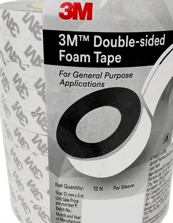 3M_Black_Foam_Double-Sided_Tape_12Mm_X_5M