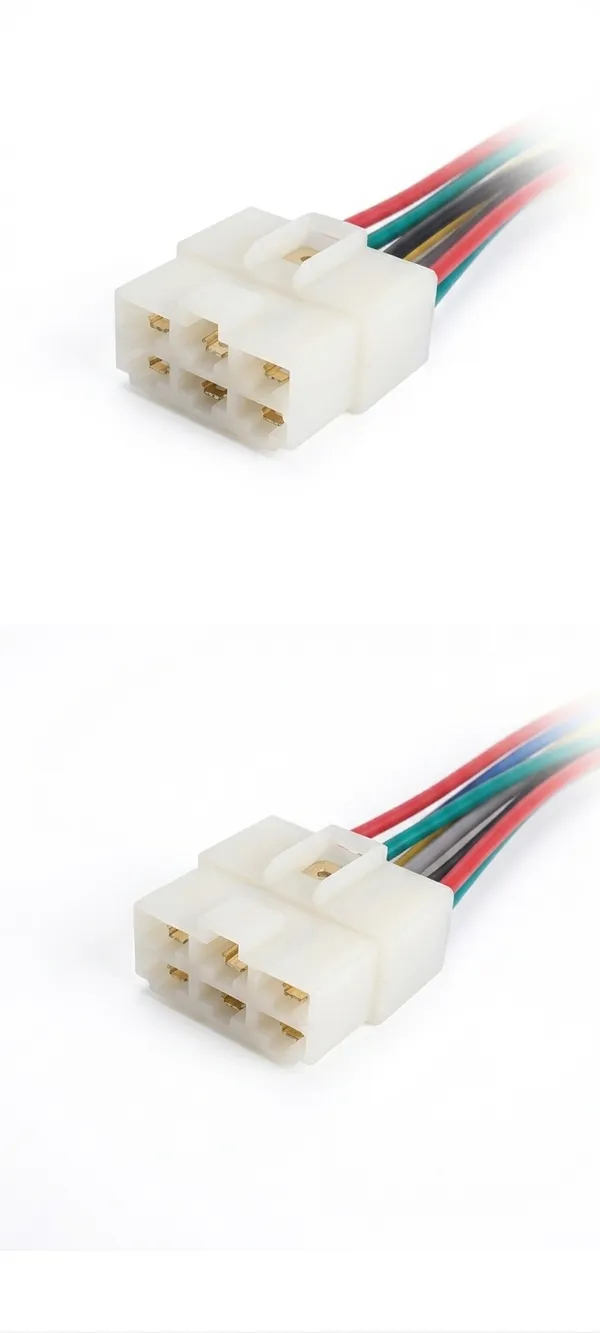 6_Pin_Automotive_Wiring_Harness_Connector_With_Wires