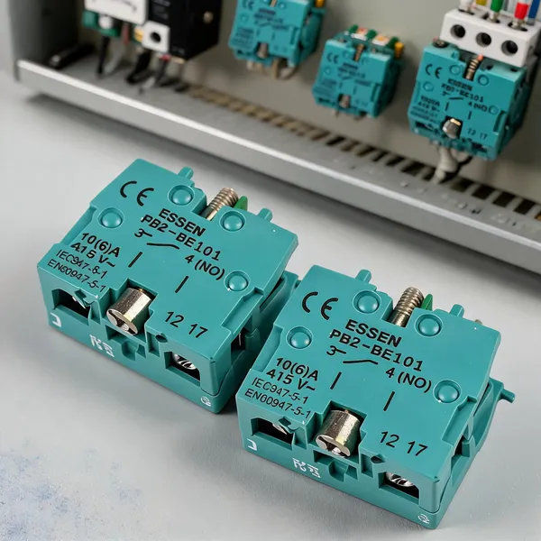 Green_Plastic_Normally_Open_Push_Button_Switch_Element_-_Pack_Of_2