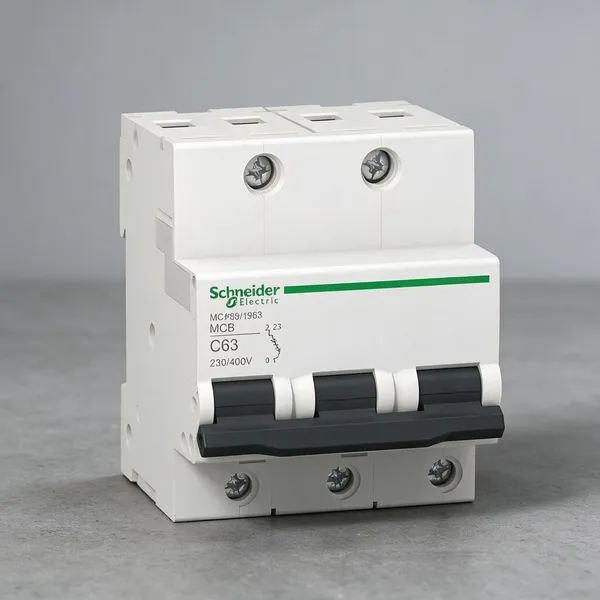 Schneider_Electric_C63_Three_Pole_Mcb_230/400V
