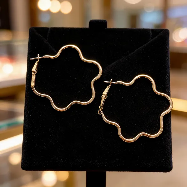 Gold_Steel_Hoop_Earrings_For_Women