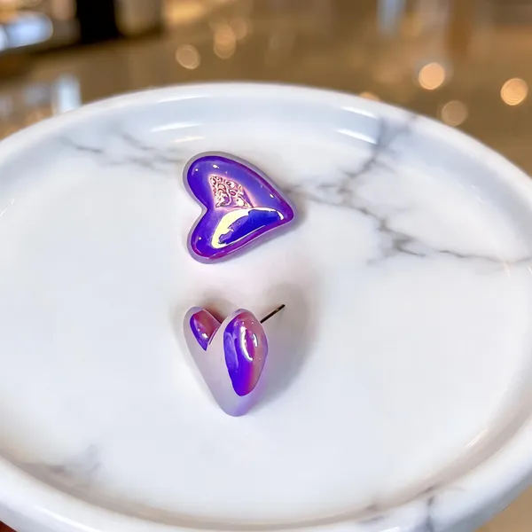 Purple_Acrylic_Stud_Earrings_For_Women