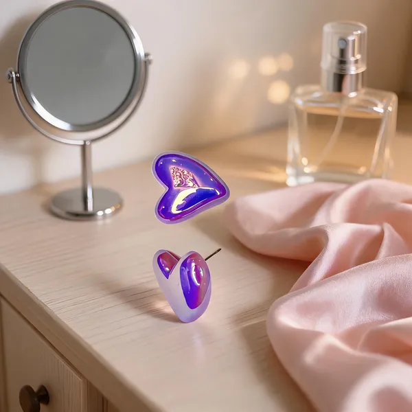 Purple_Acrylic_Stud_Earrings_For_Women
