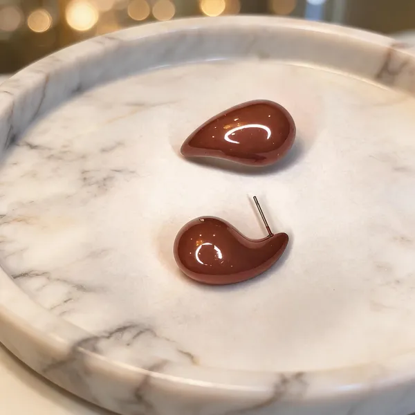 Brown_Acrylic_Stud_Earrings_For_Women