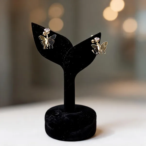 Gold_Brass_Stud_Earrings_For_Women