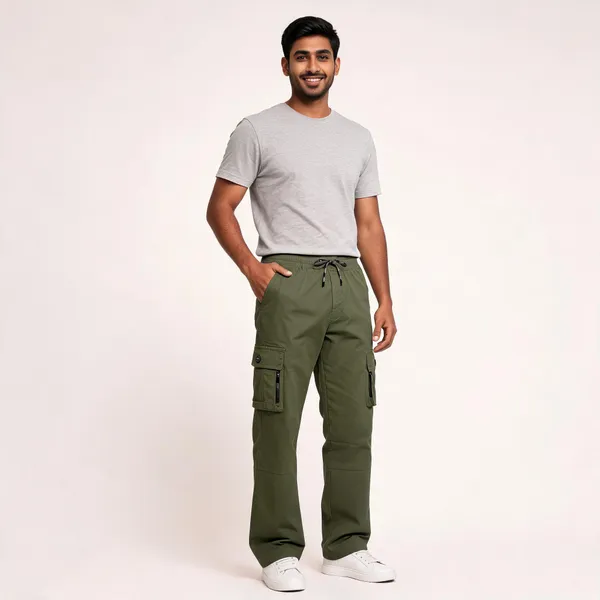 Green_Cotton_Straight_Fit_Cargo_Trouser_For_Men