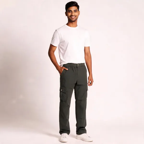 Charcoal_Grey_Cotton_Regular_Fit_Cargo_Trouser_For_Men