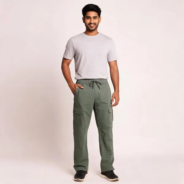 Green_Cotton_Straight_Fit_Cargo_Trouser_For_Men