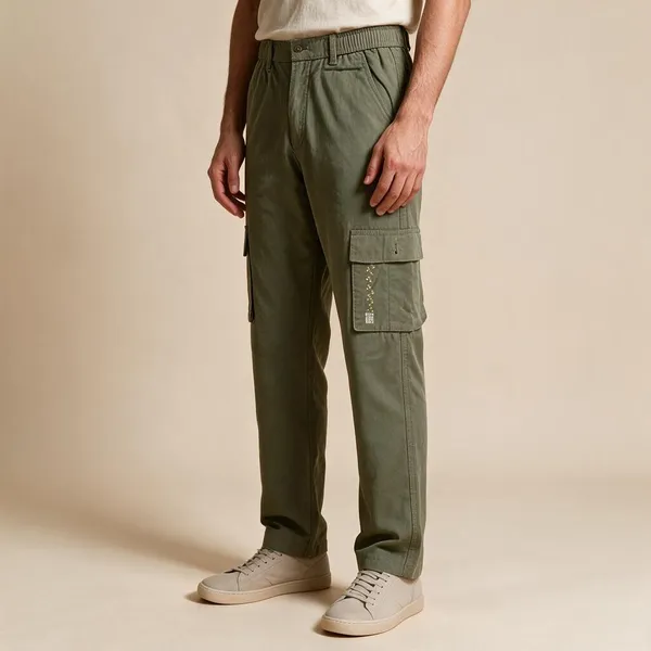 Green_Cotton_Cargo_Trouser_For_Men