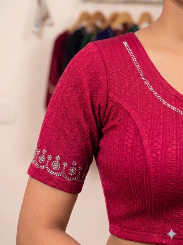 Maroon_Embroidered_Blouse_for_Women