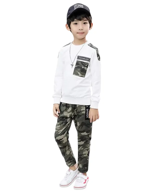 White_Casual_Top_And_Camouflage_Joggers_Set_for_Boys