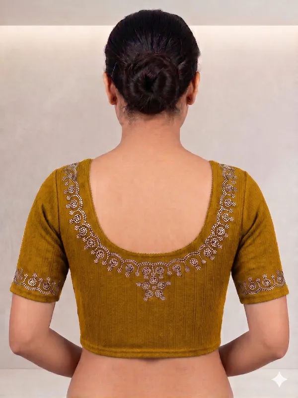 Mustard_Textured_Embroidered_Blouse_for_Women