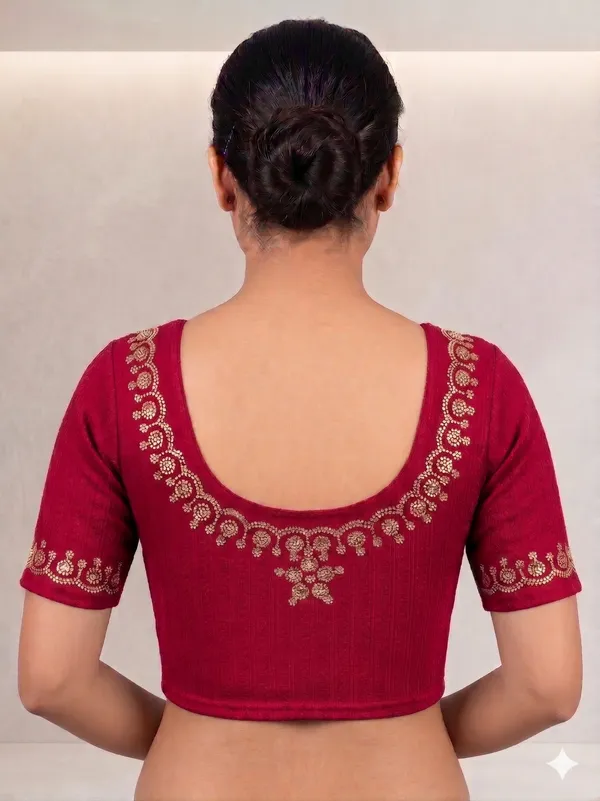 Maroon_Embroidered_Blouse_for_Women
