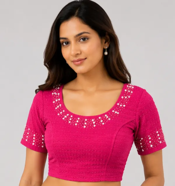 Pink_Embellished_Blouse_for_Women