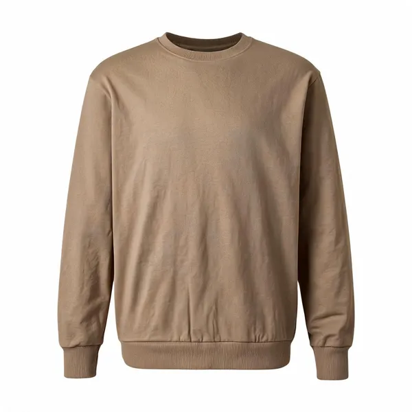 Beige_Regular_Fit_Crew_Neck_Sweatshirt
