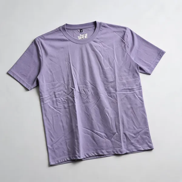 Lavender_Round_Neck_Half_Sleeve_T-Shirt