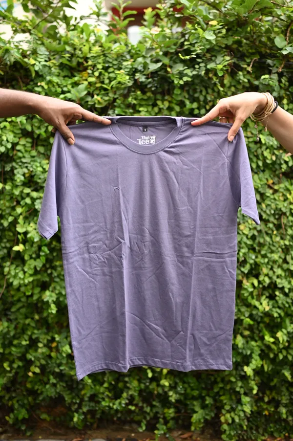 Lavender_Round_Neck_Half_Sleeve_T-Shirt