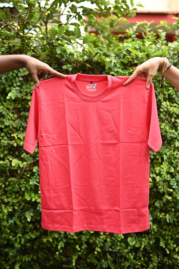 Coral_Pink_Round_Neck_Half_Sleeve_T-Shirt