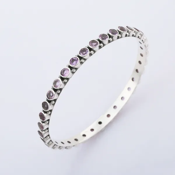 925_sterling_silver_Bangle_with_Amethyst