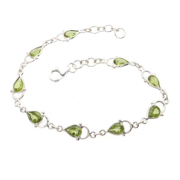 Real_Peridot_925_Sterling_Silver_Bracelet_-_Elegant_Green_Peridot_Handcrafted_Bracelet