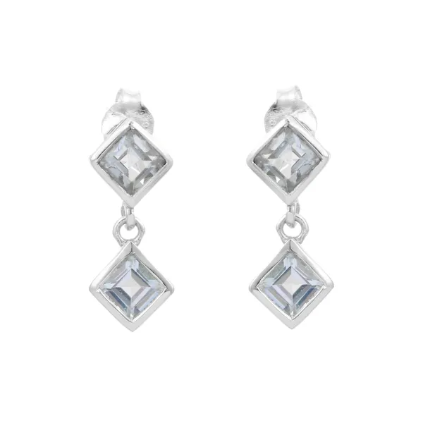 Blue_Topaz_925_Sterling_Silver_Square_Stud_Earrings,_Modern_Minimalist_Design