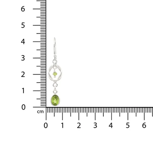 Interlocking_Hoop_Peridot_925_Silver_Drop_Earrings