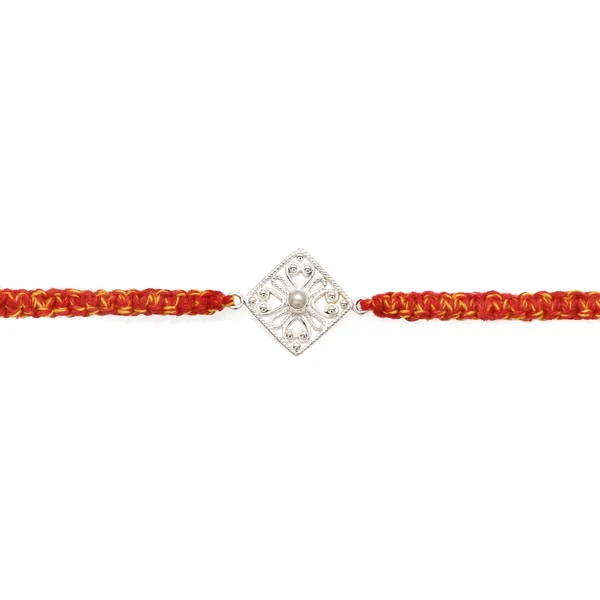 ITISHA_925_Sterling_silver_White_Pearl_Rakhi_for_Brother_|_Silver_Rakhis_for_rakshabandhan_|_Silver_Rakhi_for_Bhai