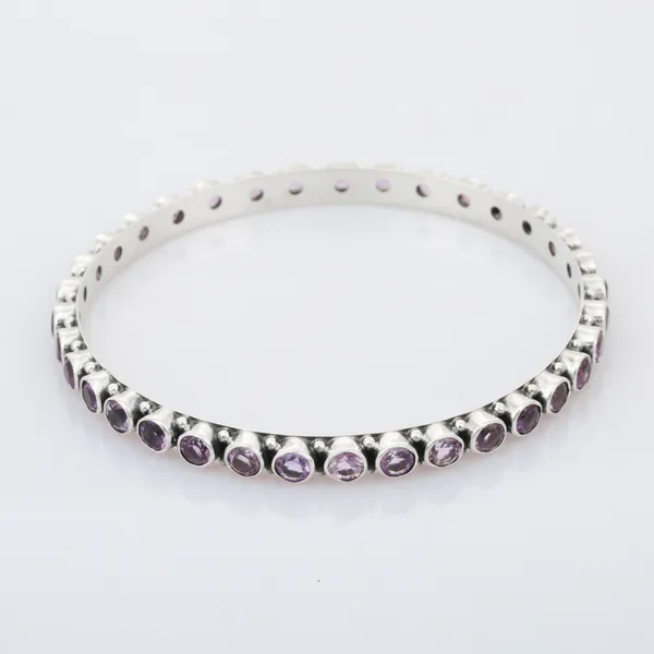 925_sterling_silver_Bangle_with_Amethyst