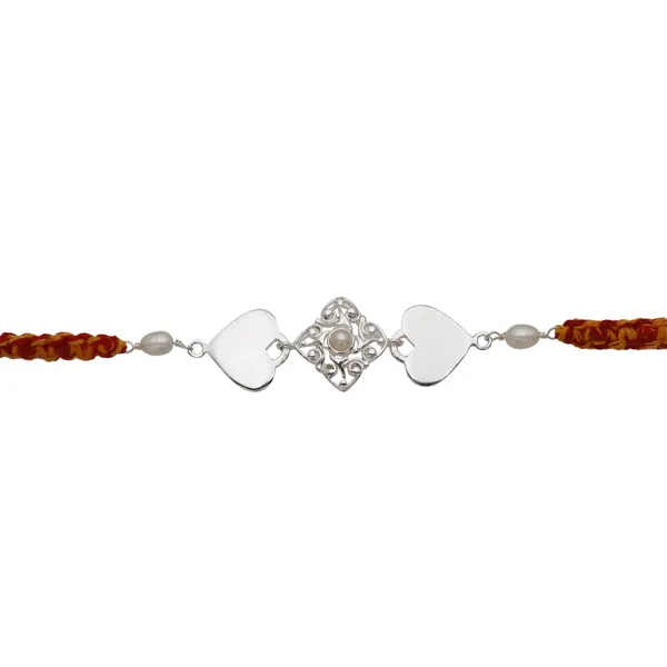 ITISHA_925_Sterling_Silver_Pearl_Rakhi_for_Brother_|_Silver_Rakhis_for_rakshabandhan_|_Silver_Rakhi_for_Bhai