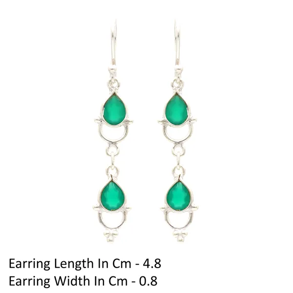 Handcrafted_Green_Onyx_925_Sterling_Silver_Earrings_-_Bezel_Style_Green_Stone_Drops