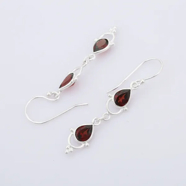 Handcrafted_Red_Garnet_925_Sterling_Silver_Earrings_-_Bezel_Style_Red_Stone_Drops