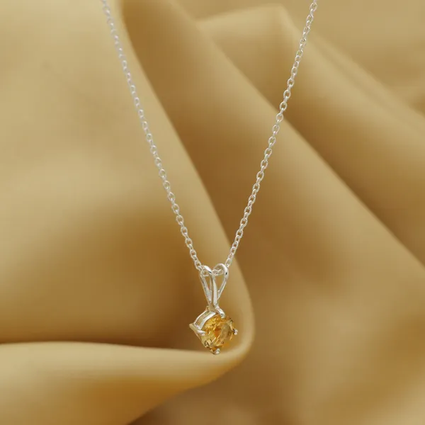 925_sterling_silver_yellow_citrine_studded_light_weight_pendant_with_chain