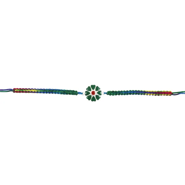 ITISHA_925_Silver_Heart_Petal_Thread_for_Brother_–_Handmade_Blue-Green_Design_|_Pure_Silver_Gift_for_Raksha_Bandhan