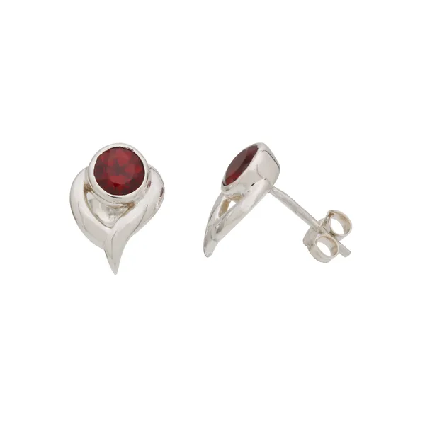 Natural_Red_Garnet_925_Sterling_Silver_Studs_-_Simple_Daily_Wear_Silver_Earrings