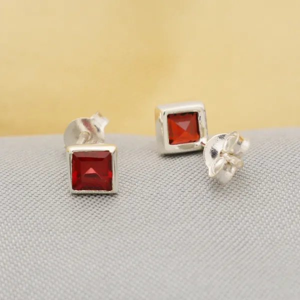 Natural_Red_Garnet_square_925_Sterling_Silver_Studs_-_Cute_Daily_Wear_square_Earrings