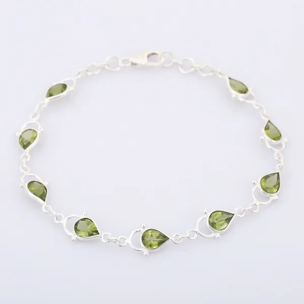 Real_Peridot_925_Sterling_Silver_Bracelet_-_Elegant_Green_Peridot_Handcrafted_Bracelet