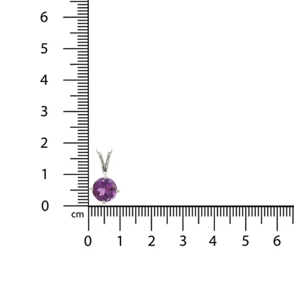 925_sterling_silver_amethyst_studded_light_weight_pendant_with_chain