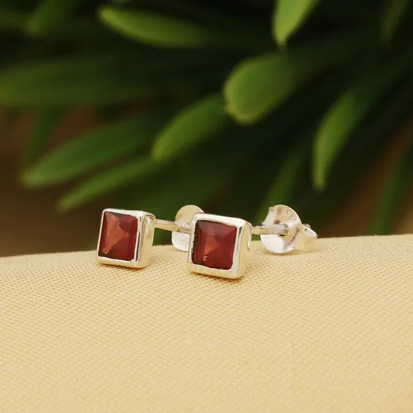 Natural_Red_Garnet_square_925_Sterling_Silver_Studs_-_Cute_Daily_Wear_square_Earrings