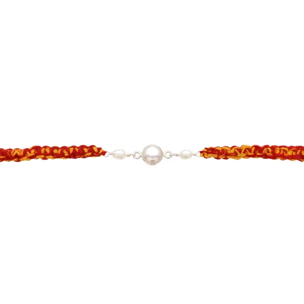 ITISHA_925_Sterling_Silver_White_Pearl_Rakhi_for_Brother_|_Silver_Rakhis_for_rakshabandhan_|_Silver_Rakhi_for_Bhai
