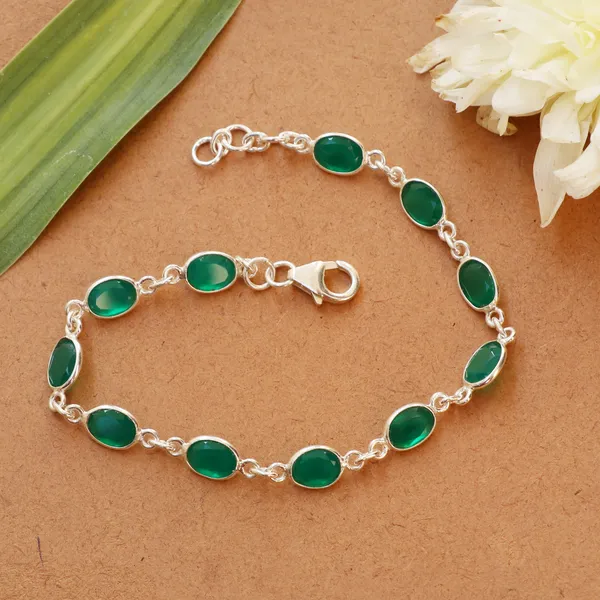 925_sterling_silver_bracelet_with_green_onyx