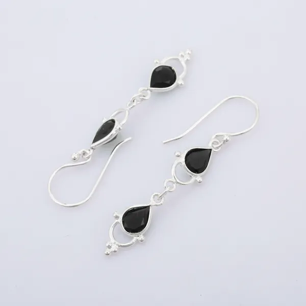 Handcrafted_Black_Onyx_925_Sterling_Silver_Earrings_-_Bezel_Style_Black_Stone_Drops