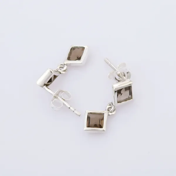 Smoky_Quartz_925_Silver_Square_Studs_-_Stylish_Modern_Daily_Wear