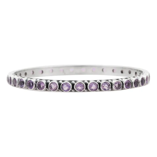 925_sterling_silver_Bangle_with_Amethyst