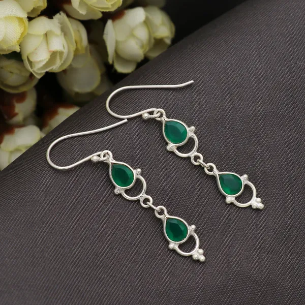 Handcrafted_Green_Onyx_925_Sterling_Silver_Earrings_-_Bezel_Style_Green_Stone_Drops