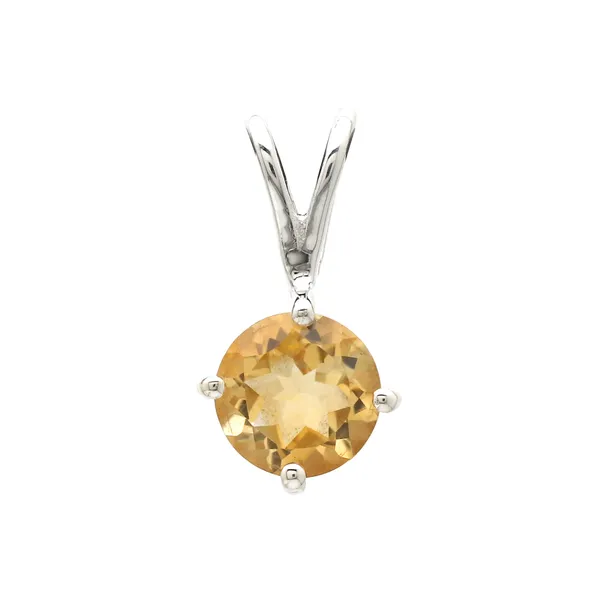 925_sterling_silver_yellow_citrine_studded_light_weight_pendant_with_chain