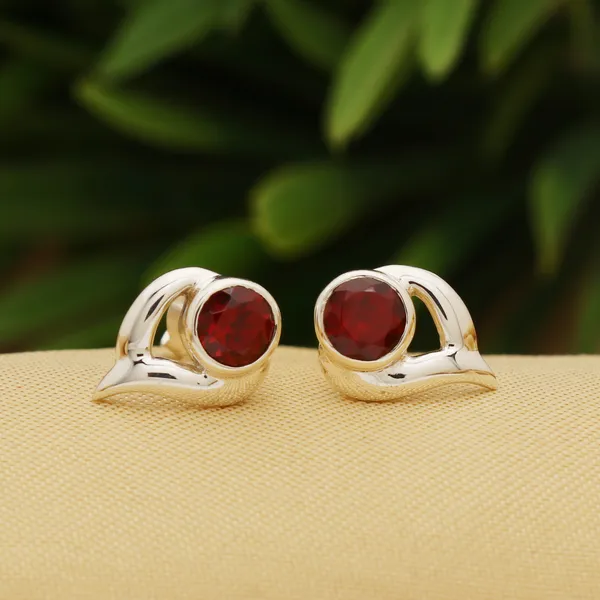 Natural_Red_Garnet_925_Sterling_Silver_Studs_-_Simple_Daily_Wear_Silver_Earrings