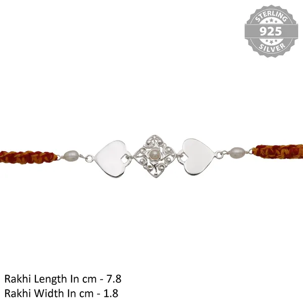 ITISHA_925_Sterling_Silver_Pearl_Rakhi_for_Brother_|_Silver_Rakhis_for_rakshabandhan_|_Silver_Rakhi_for_Bhai