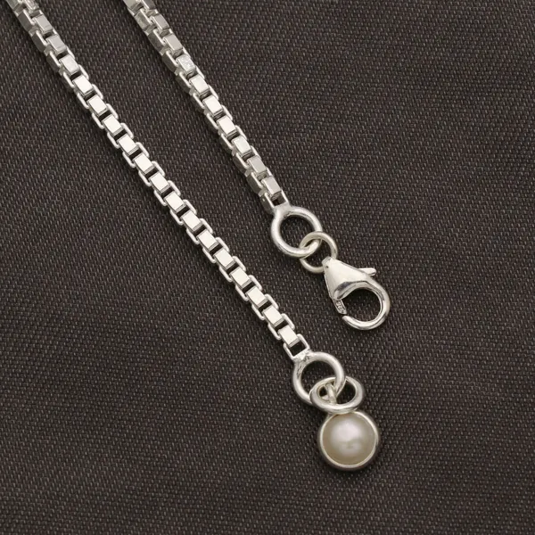 Pearl_925_Sterling_Silver_Anklet_-_Decorative_Boho_Foot_Jewelry