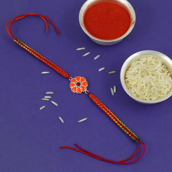ITISHA_925_Silver_Floral_Rakhi_for_Brother_|_Handmade_Red_Thread_Rakhi_with_Heart_Petal_Design_|_Pure_Silver